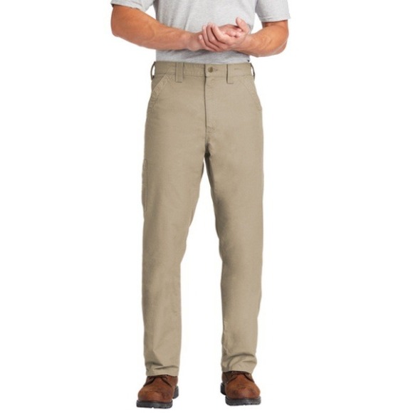 Carhartt Other - NWT Carhartt Tan Men's Canvas Work Dungaree, Size 42 X 34 Original Fit B151